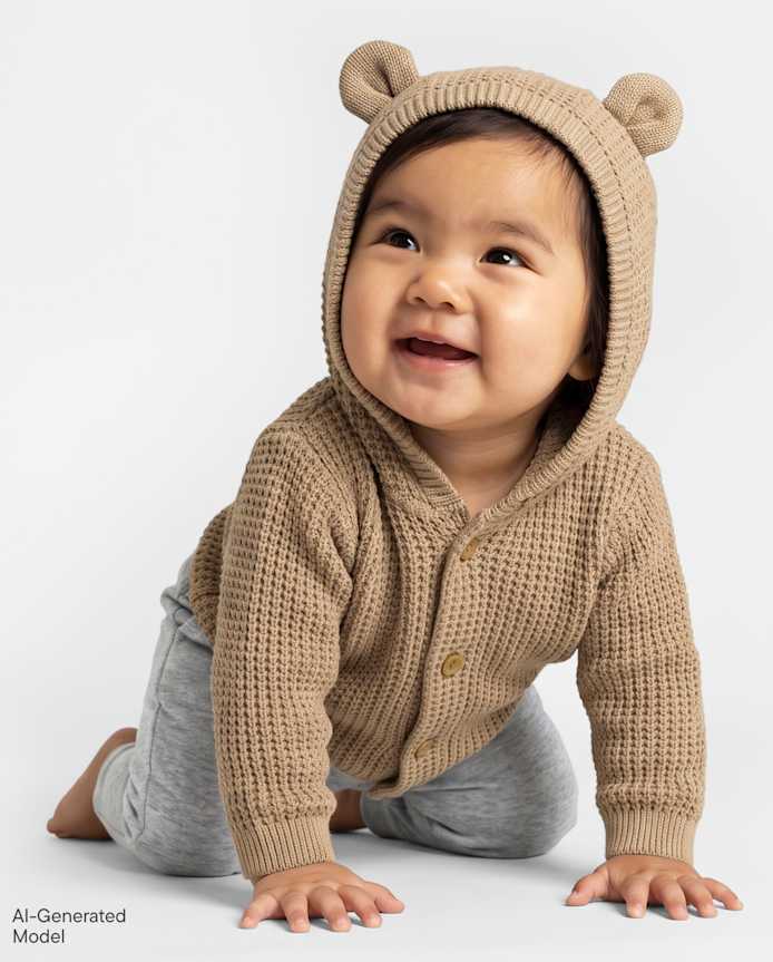 Baby Boys Bear Cardigan