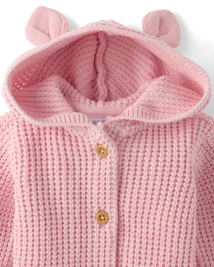 Baby Girls Bear Cardigan