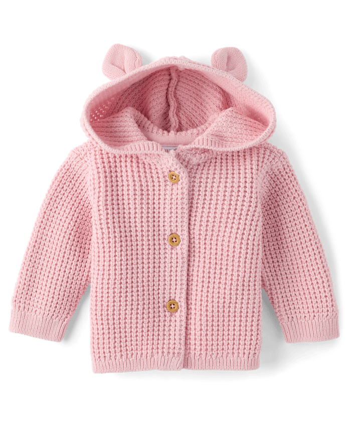 Baby Girls Bear Cardigan