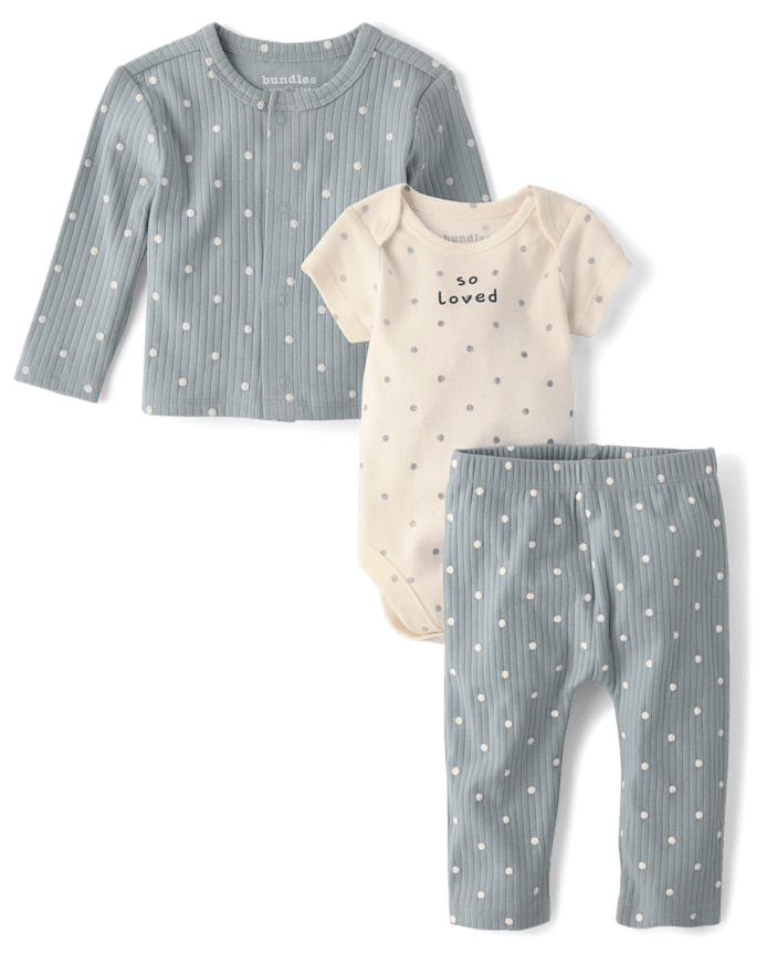 Baby Polka Dot 3-Piece Take Me Home Set