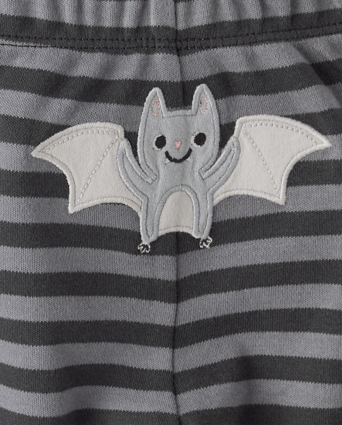Baby Halloween Bat 2-Piece Playwear Set