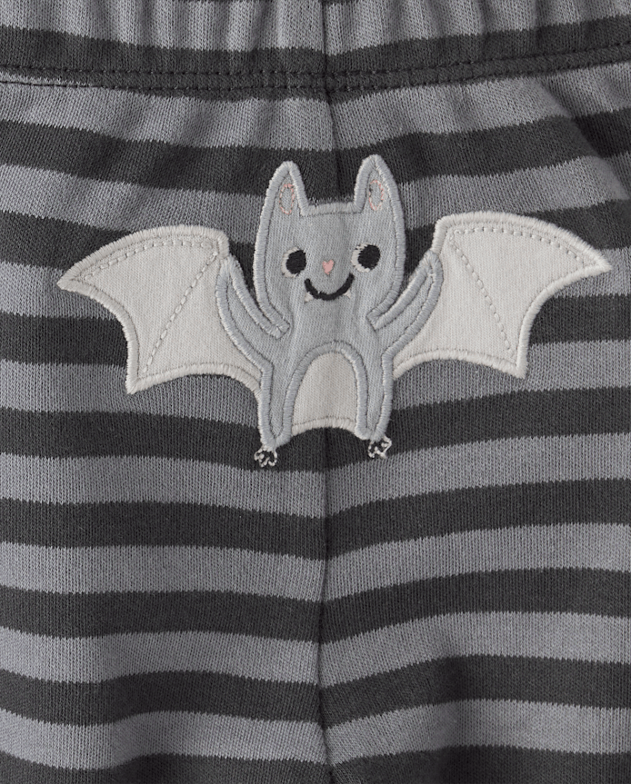 Baby Halloween Bat 2-Piece Playwear Set
