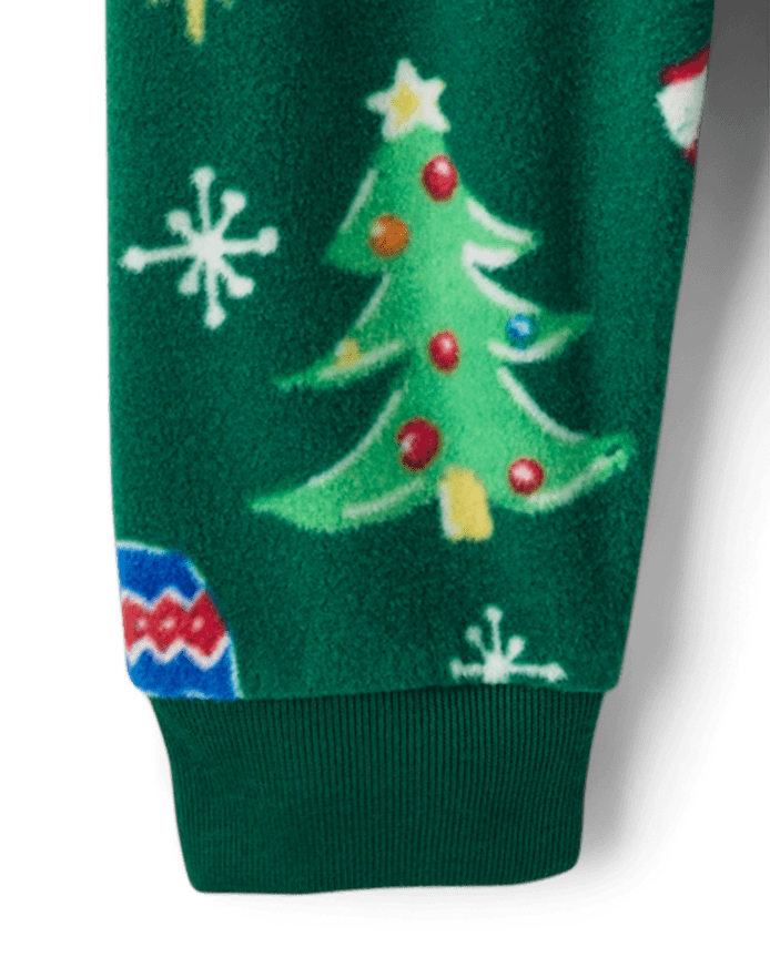 Baby And Toddler Matching Family Merry Christmas Cotton Dream Fleece Pajamas