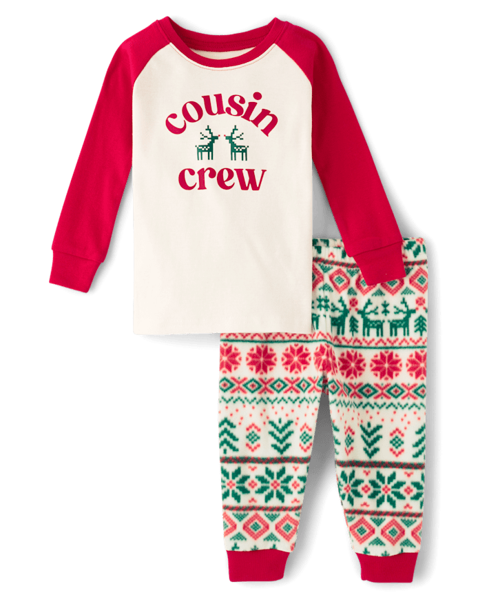 Baby And Toddler Cousin Crew Cotton Dream Fleece Pajamas