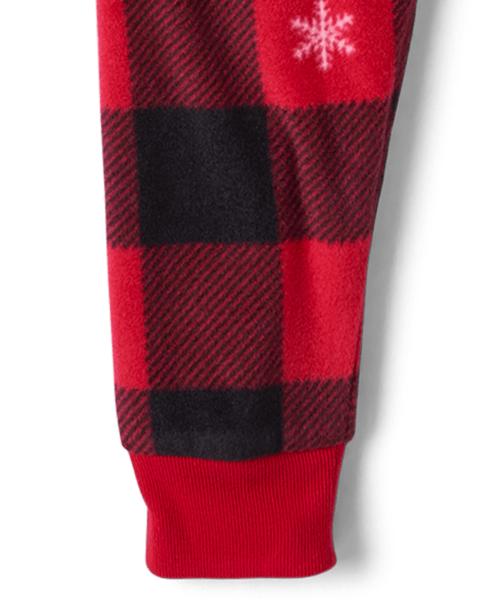 Baby And Toddler Matching Family Buffalo Plaid Dream Fleece Pajamas