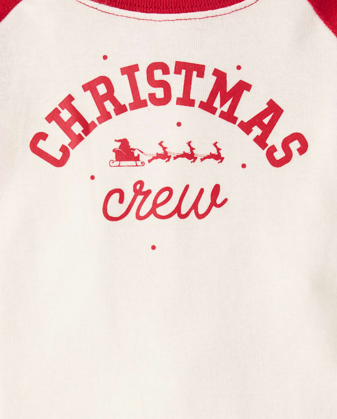 Baby And Toddler Matching Family Christmas Crew Cotton Dream Fleece Pajamas