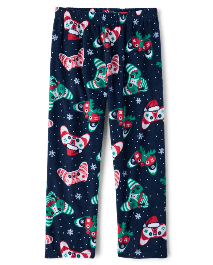 Boys Christmas Video Game Controller Dream Fleece Pajama Pants