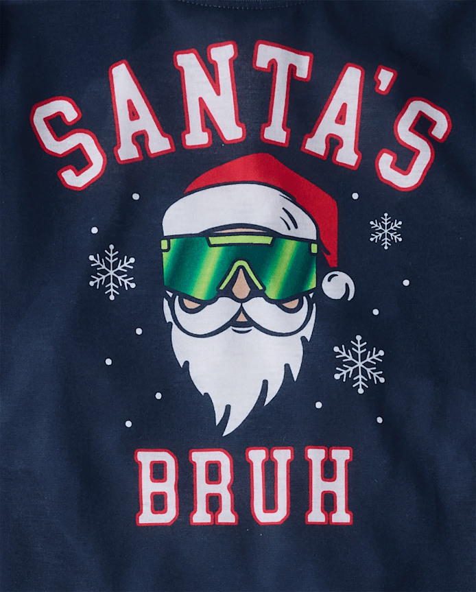 Boys Santa's Bruh Pajamas