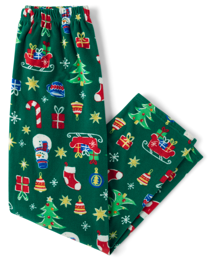 Adult Matching Family Christmas Icon Dream Fleece Pajama Pants