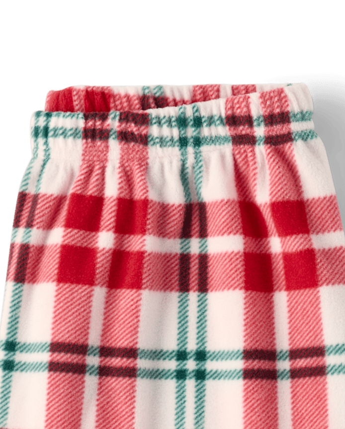 Adult Matching Family Plaid Dream Fleece Pajama Pants