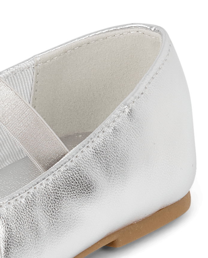 Ballerines à bout plissé pour petites filles