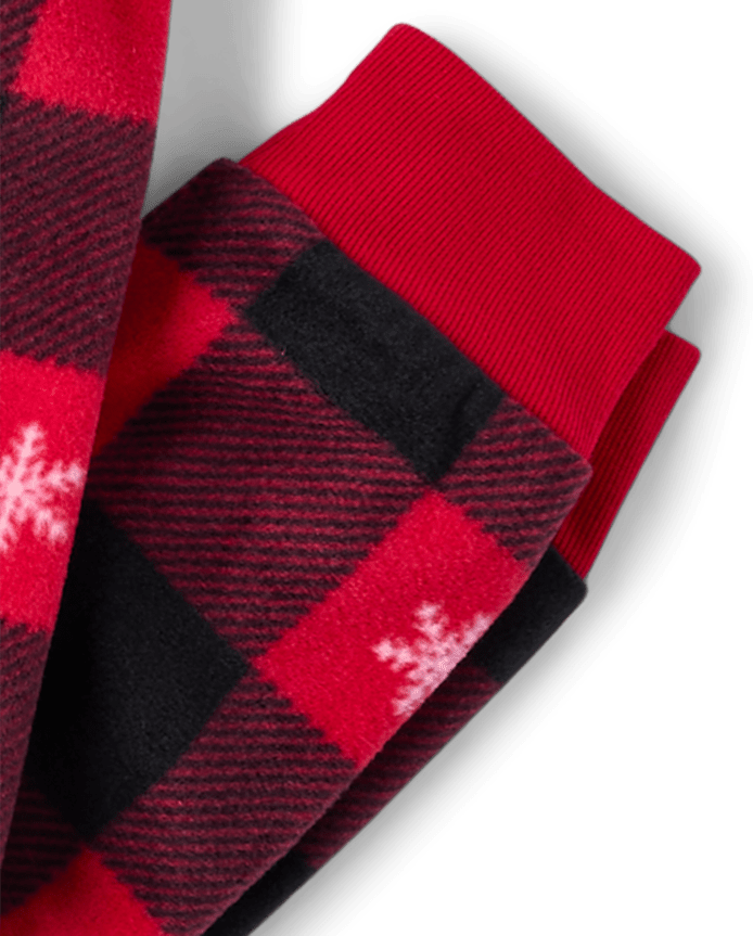 Kids Matching Family Buffalo Plaid Dream Fleece Pajamas
