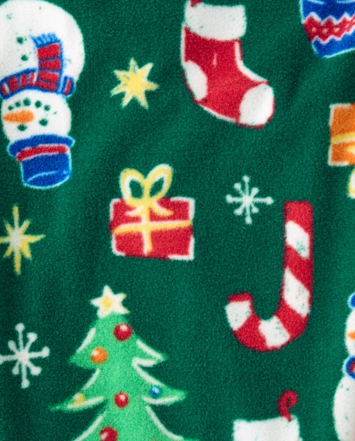 Kids Matching Family Merry Christmas Cotton And Dream Fleece Pajamas