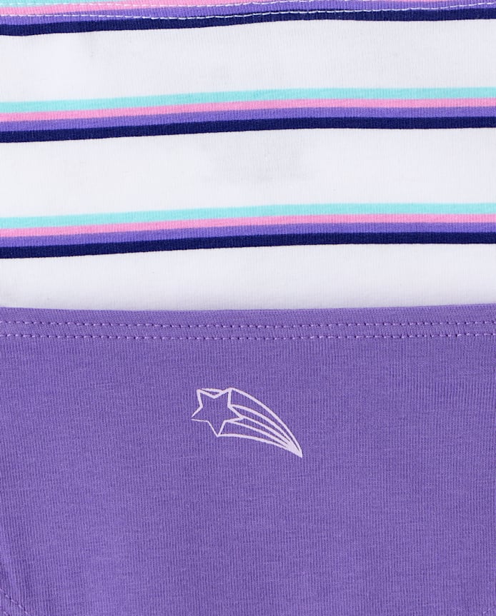 Lot de 7 culottes bikini à motifs pour filles