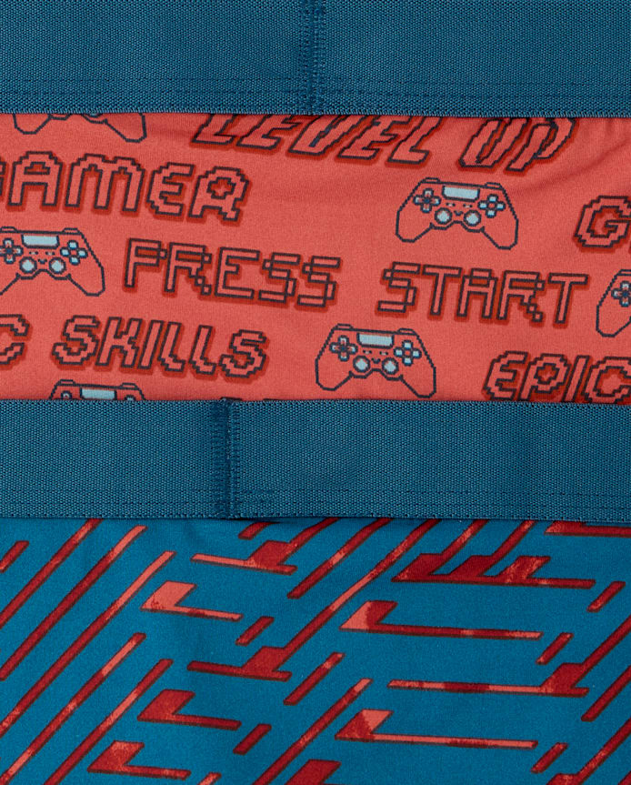 Lot de 5 boxers pour garçons, conçus les jeux vidéo.