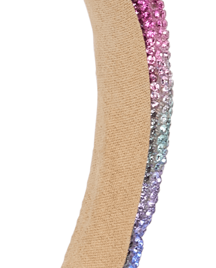 Bandeau bouffant à perles ombrées pour filles