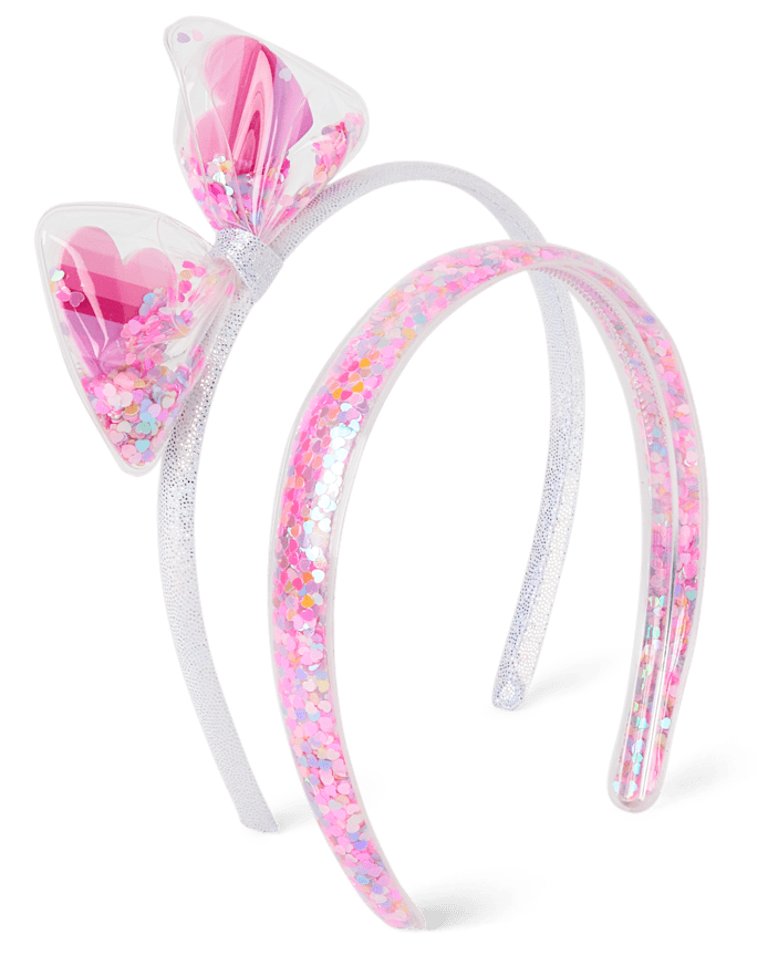 Lot de 2 bandeaux à paillettes pour filles