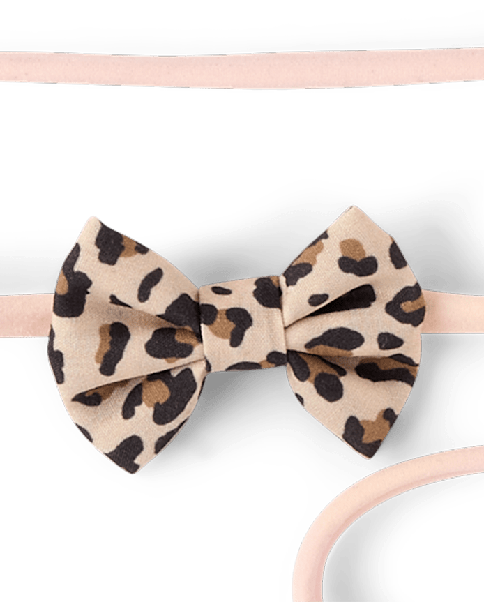 Lot de 6 bandeaux à nœud pour bébés filles