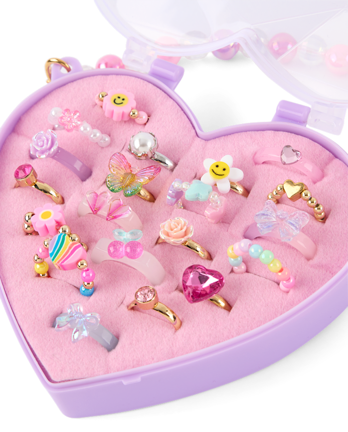 Bagues pour filles (lot de 20)