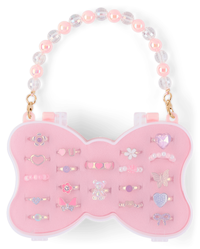 Girls Butterfly Ring 20-Pack