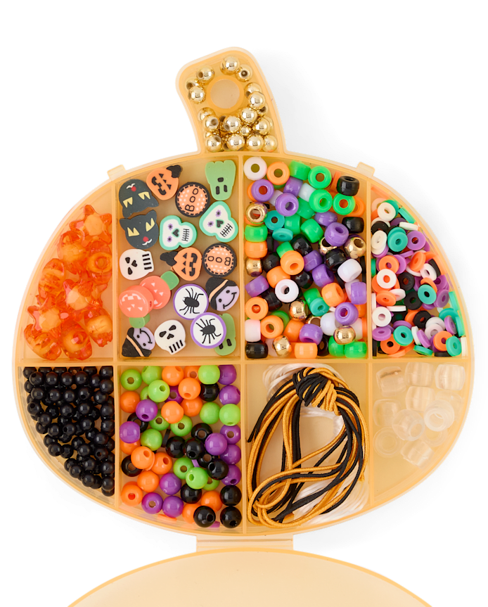 Girls Halloween DIY Beaded Bracelet Set
