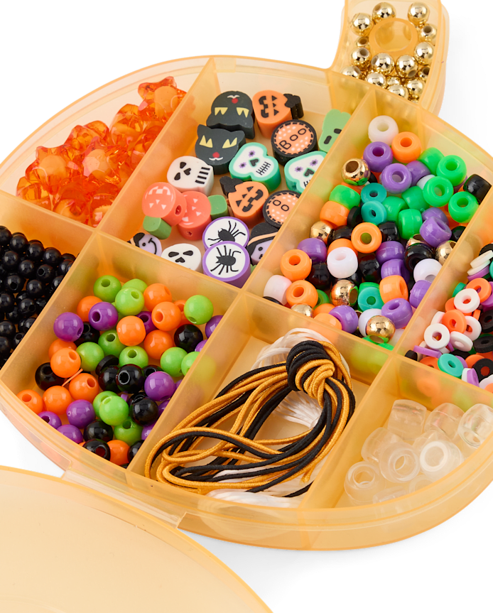 Ensemble de bracelets perlés à faire soi-même pour filles, idéal pour Halloween