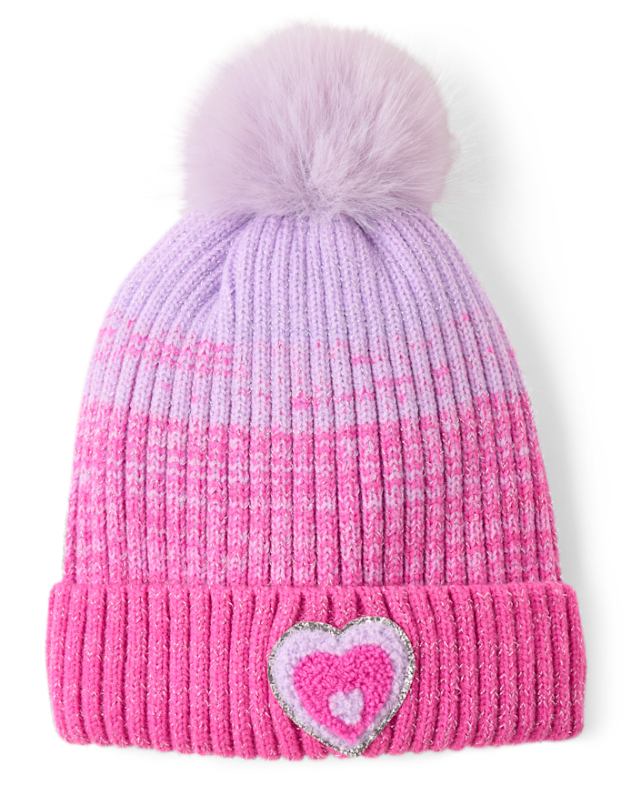 Toddler Girls Embellished Icon Pom Beanie