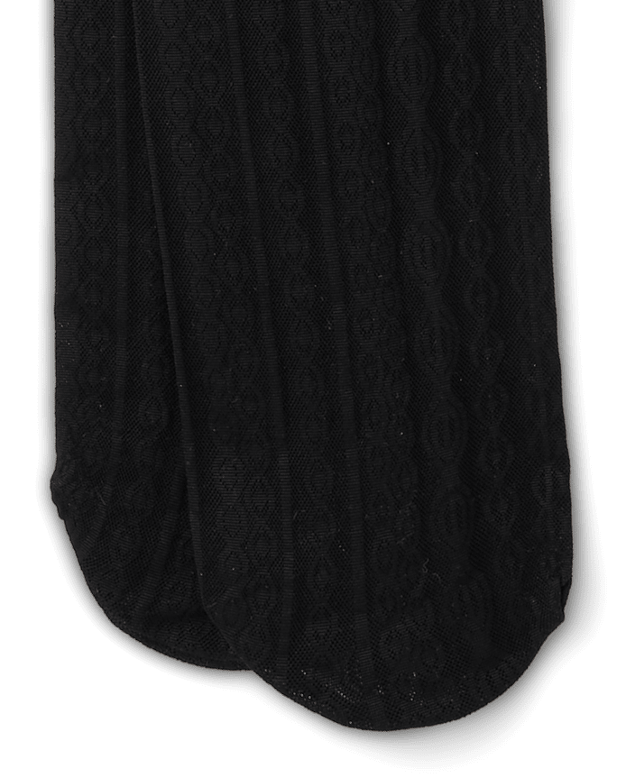 Girls Pointelle Lace Microfiber Tights