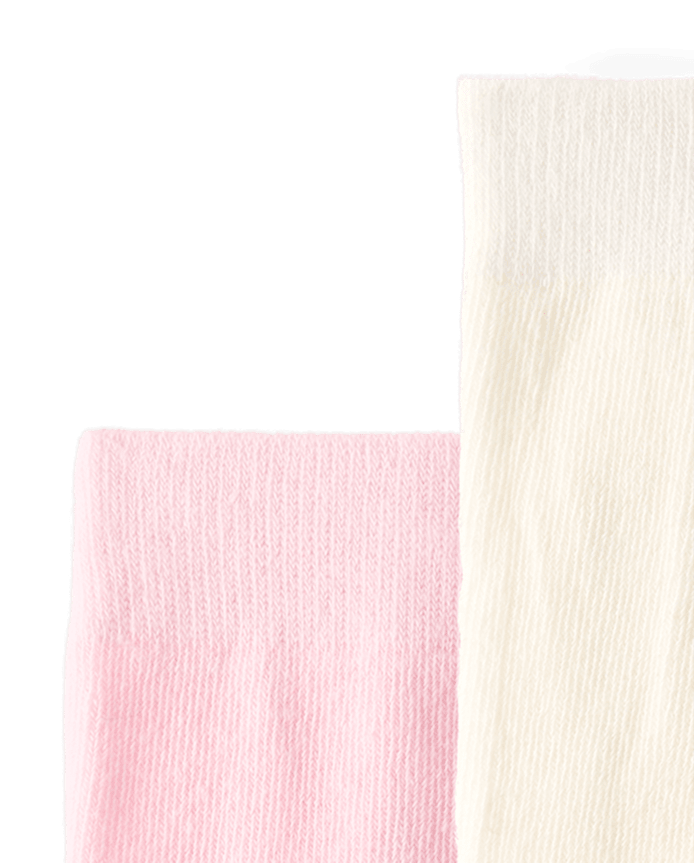 Baby Girls Cable Knit Tights 2-Pack