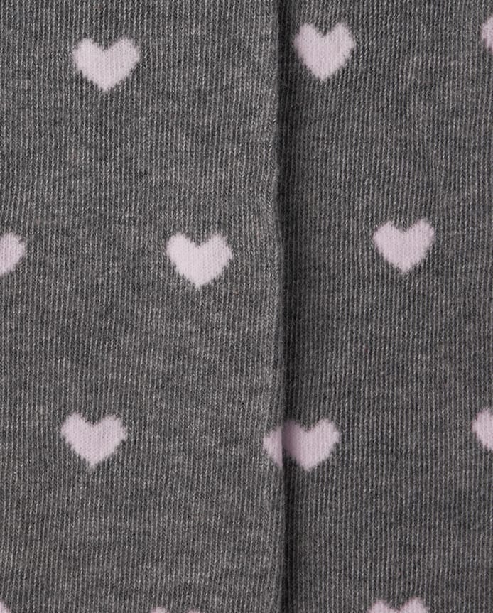Baby And Toddler Girls Heart Tights 2-Pack