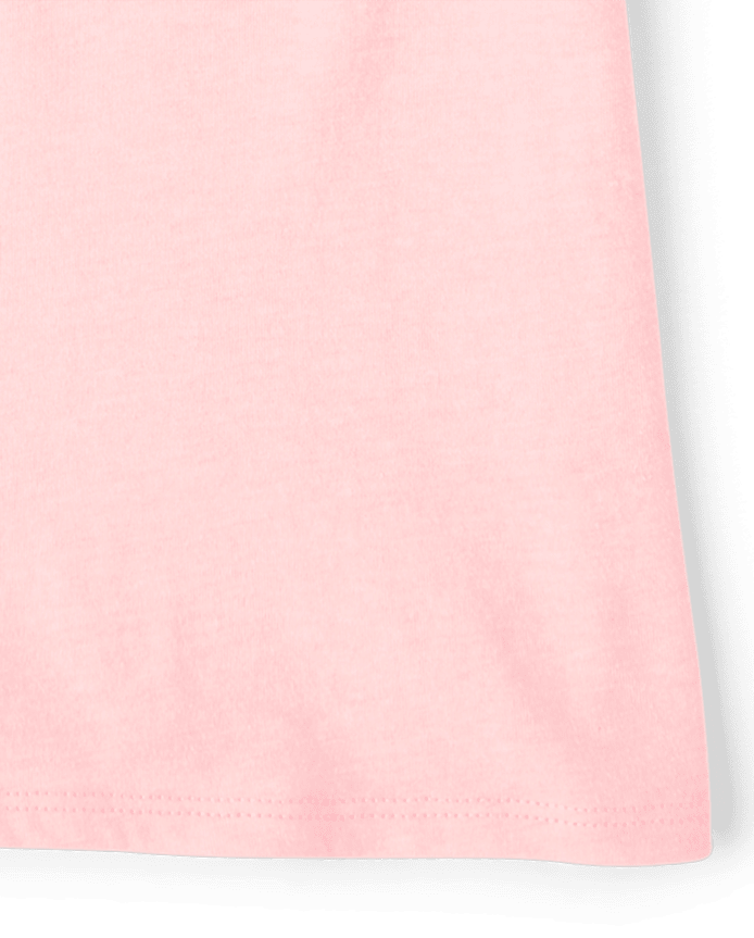 Girls Bow Hearts Graphic Tee