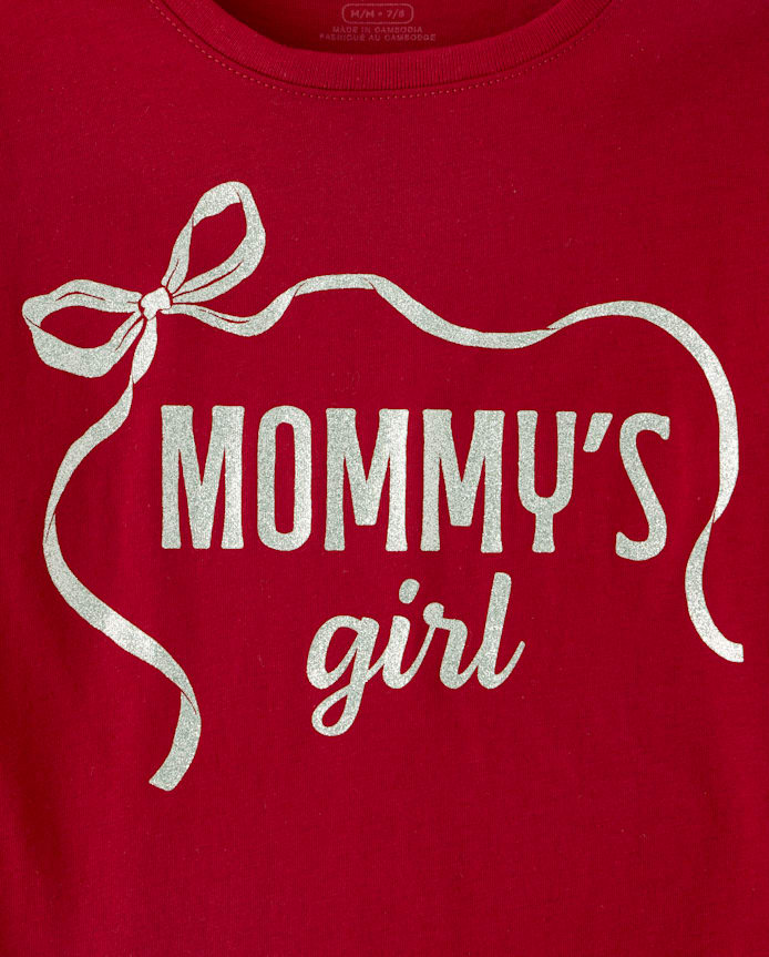 Girls Mommy's Girl Graphic Tee