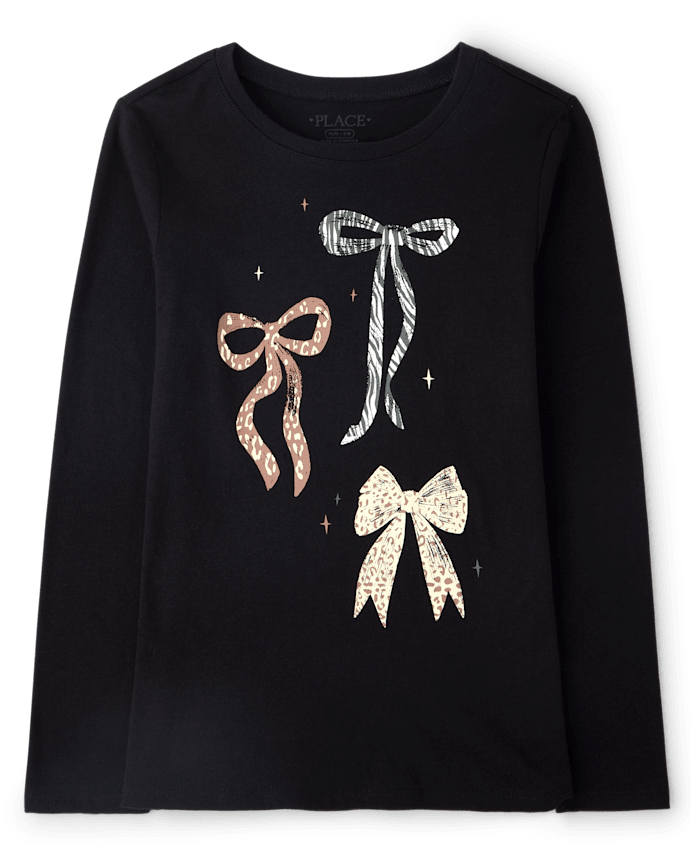 Girls Bows Graphic Tee
