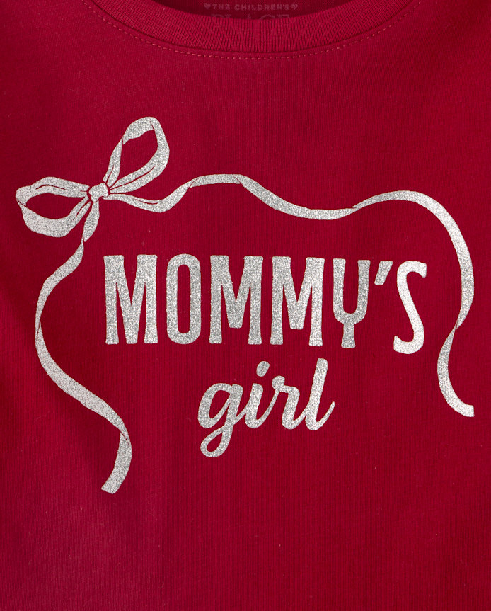 Baby And Toddler Girls Mommy's Girl Graphic Tee