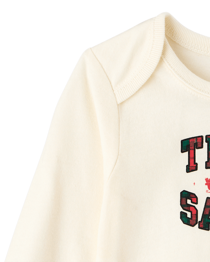 Baby Matching Family Christmas Team Santa Graphic Bodysuit