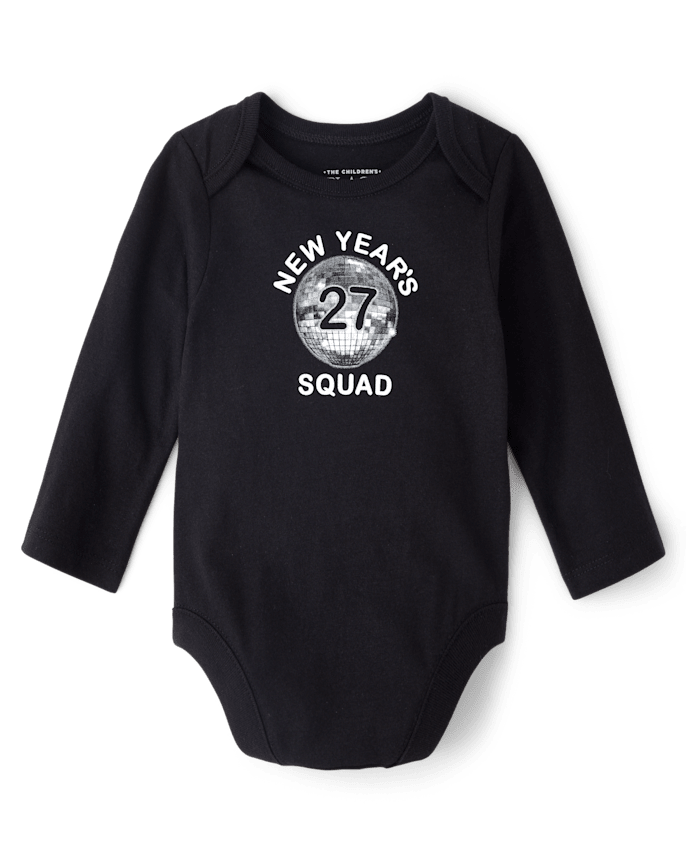 Baby New Year's Squad Graphic Bodysuit