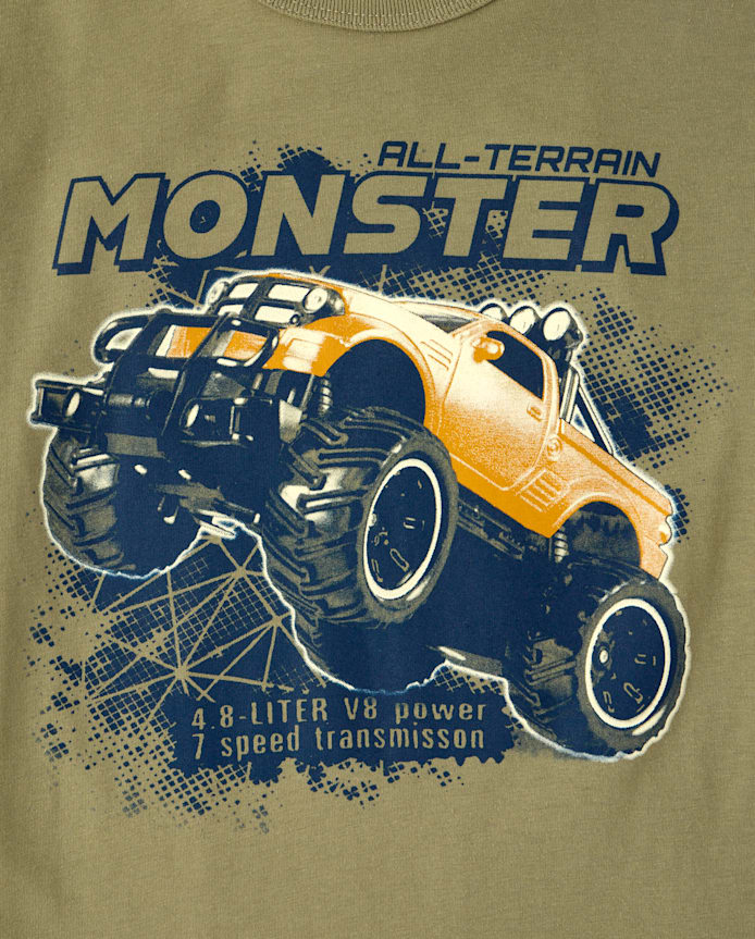 Boys Monster Truck Graphic Tee