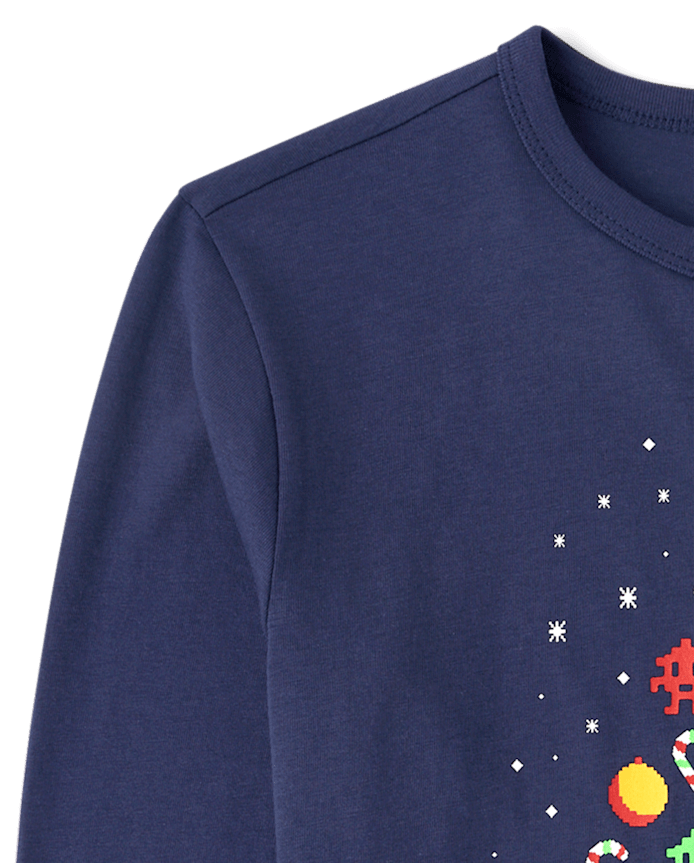 Boys Christmas Video Game Graphic Tee