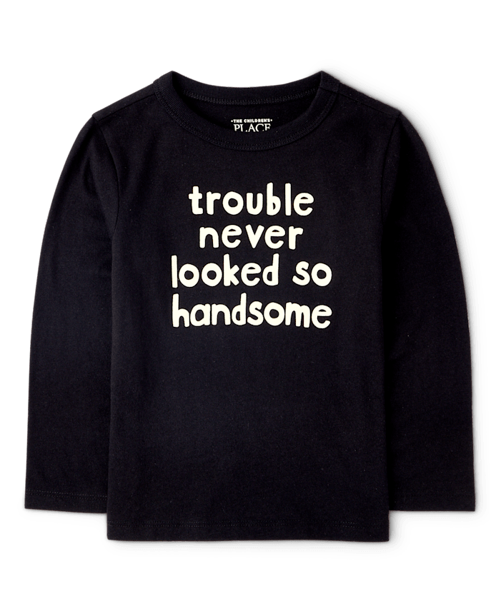 Baby And Toddler Boys Handsome Graphic Tee