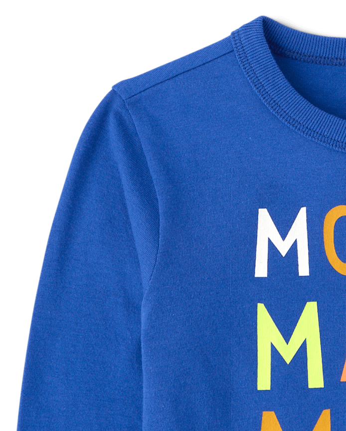 Baby And Toddler Boys Mom's Man Graphic Tee