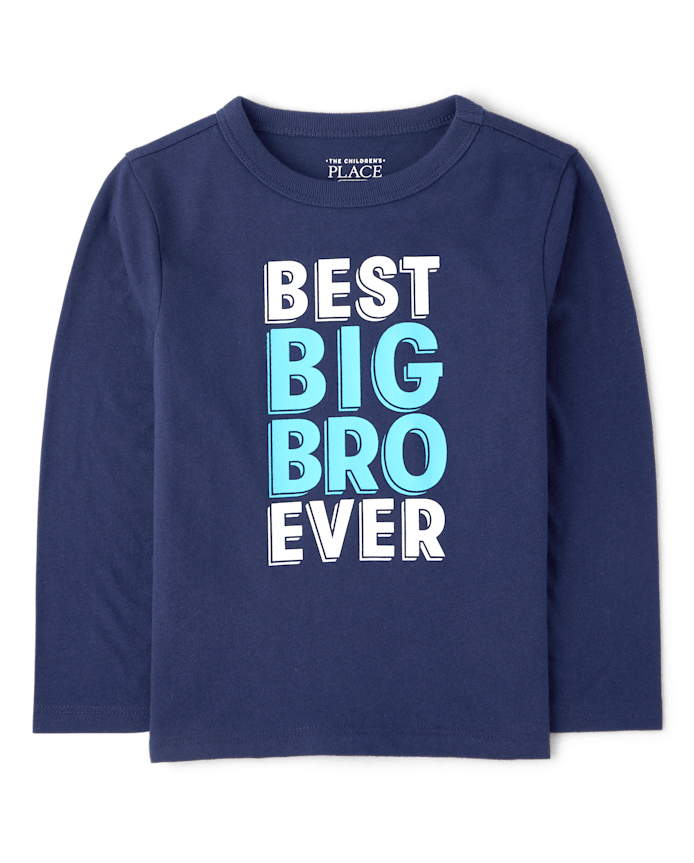 Baby And Toddler Boys Best Big Bro Ever Graphic Tee
