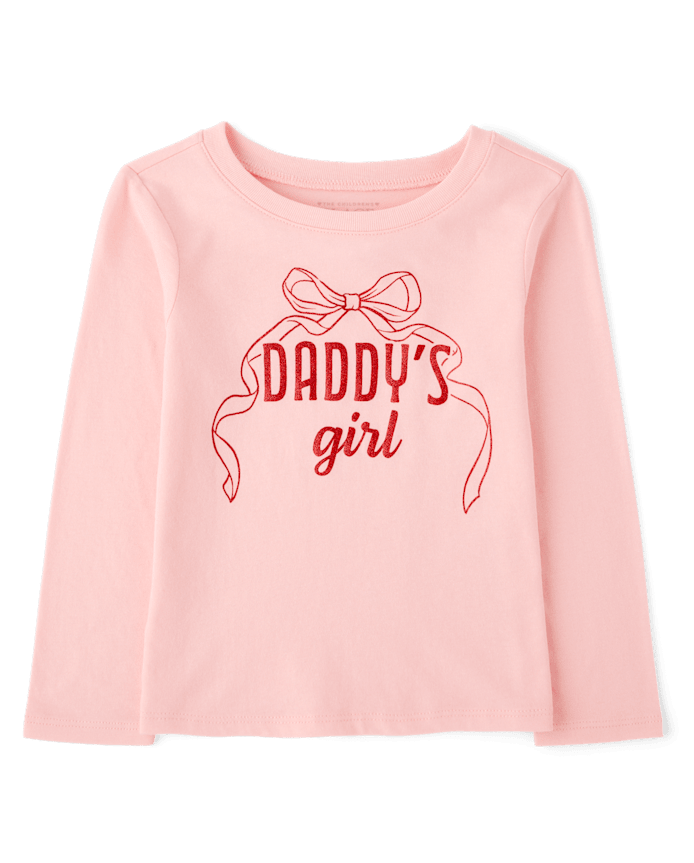 Baby And Toddler Girls Daddy's Girl Graphic Tee