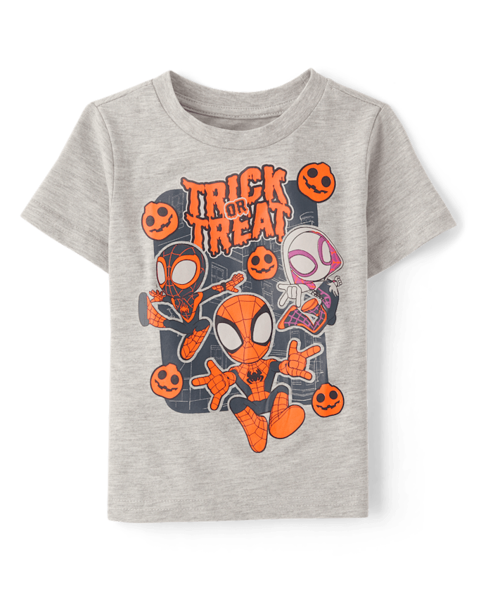 Baby And Toddler Boys Spidey™ Friends Halloween Graphic Tee