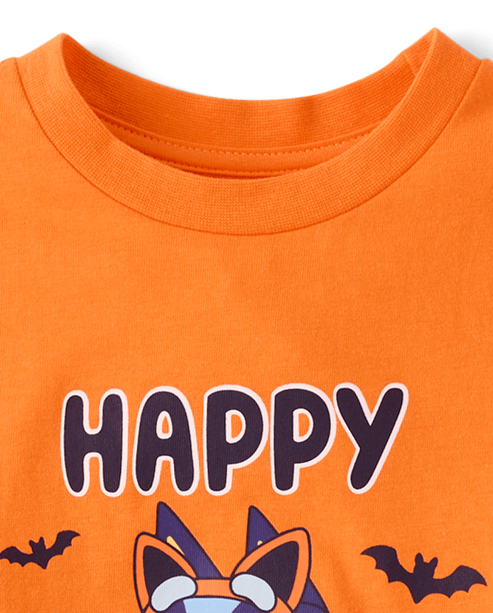 T-shirt graphique Bluey™ pour bébé et petit garçon, idéal Halloween