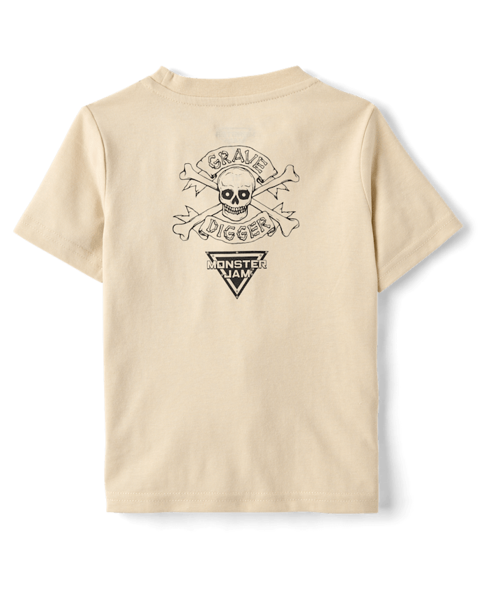 Baby And Toddler Boys Monster Jam™ Front Back Graphic Tee