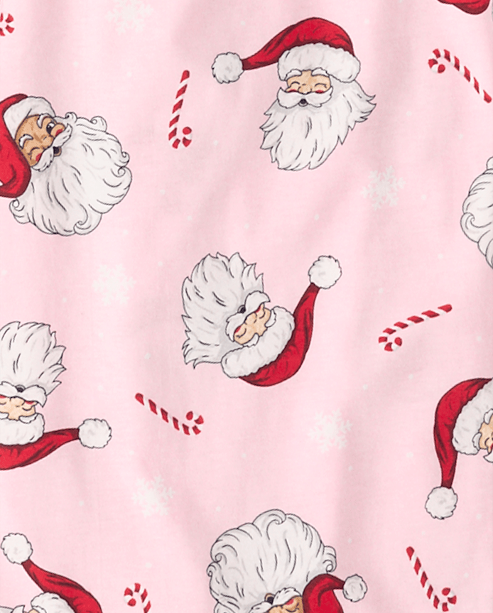 Womens Matching Family Santa's Social Club Cotton Pajamas