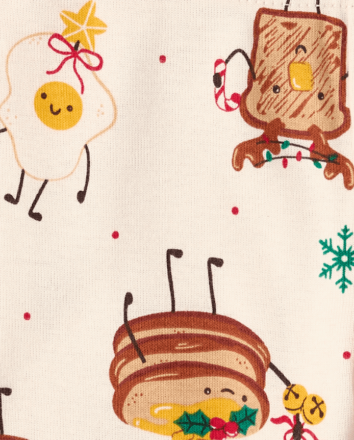 Baby And Toddler Matching Family Christmas Morning Crew Snug Fit Cotton Pajamas
