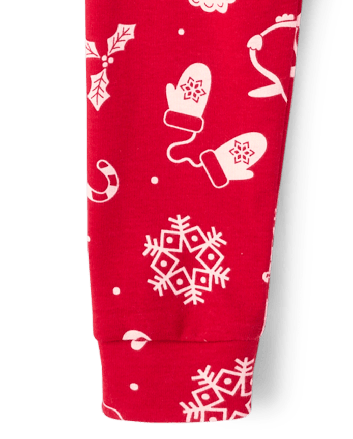 Baby And Toddler Matching Family Christmas Icon Snug Fit Cotton Pajamas