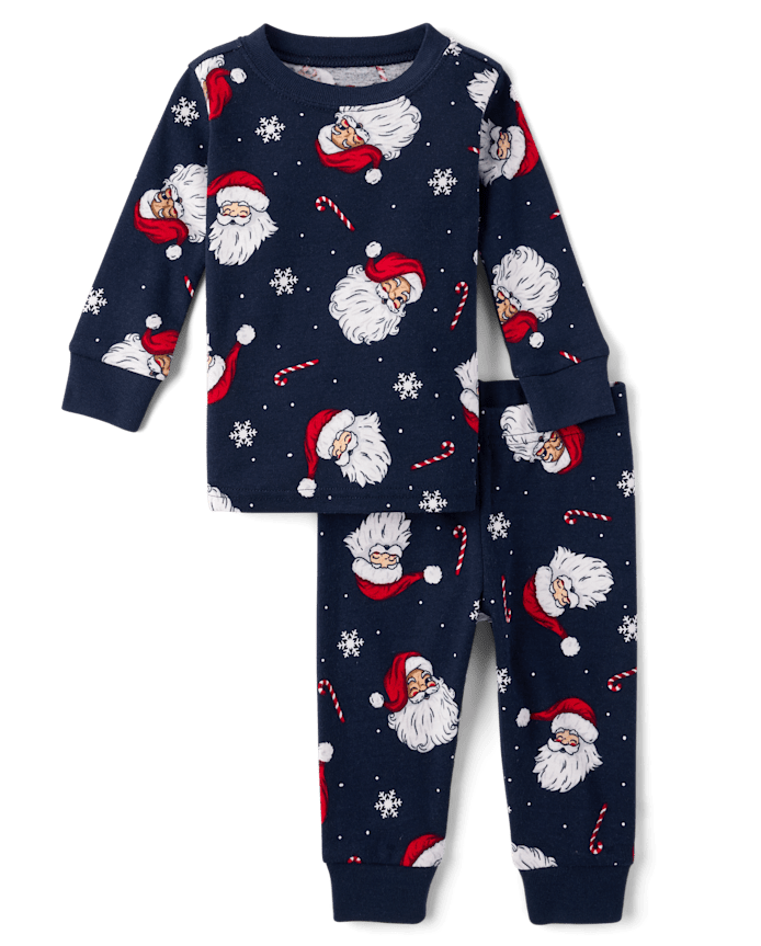 Baby And Toddler Boys Matching Family Santa Snug Fit Cotton Pajamas