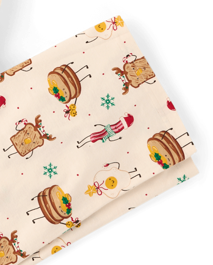 Adult Matching Family Christmas Morning Crew Cotton Pajamas